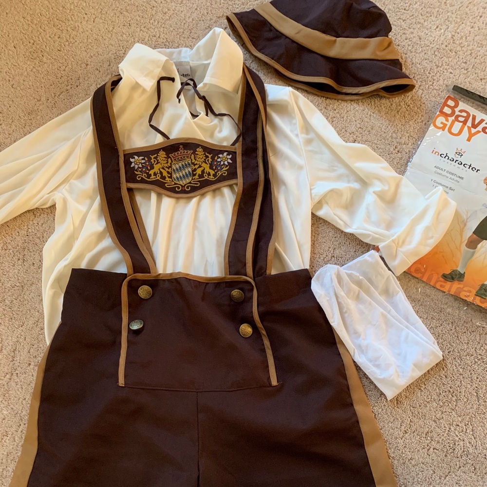 Men’s Bavarian German costume Lederhosen Medium